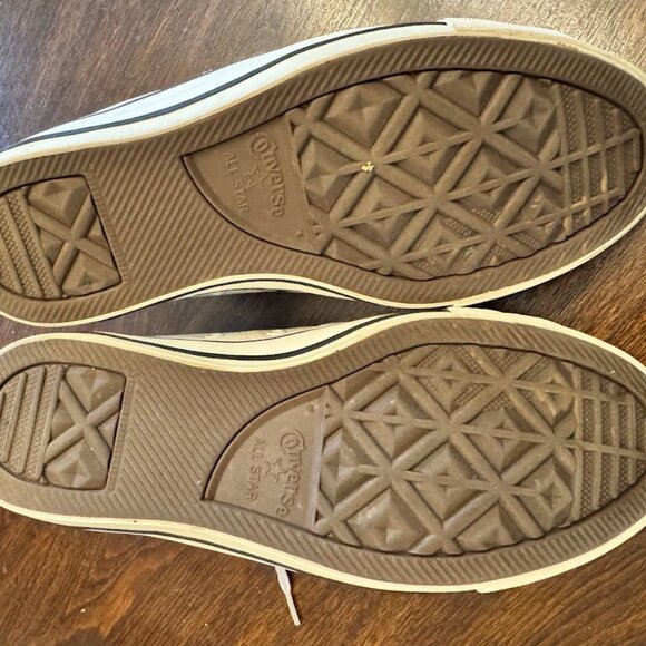 Converse Chuck Taylor All Star High Street Leather White Womans 9 Men 7 - Picture 9 of 9